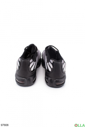 Жіночі чорно-сірі кросівки