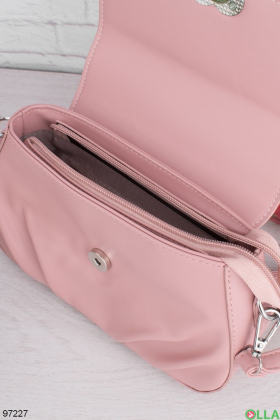 Жіноча рожева сумка
