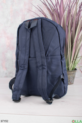 Чоловічий темно-синій рюкзак