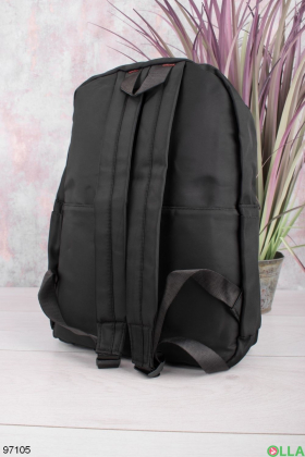 Чоловічий чорний рюкзак