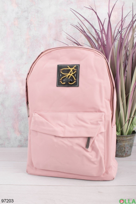 Жіночий світло-рожевий рюкзак