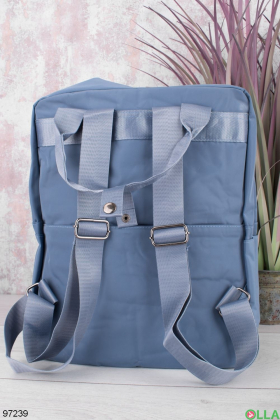 Женский синий рюкзак