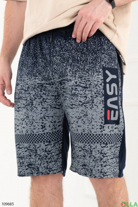 Men's sports shorts with lettering
