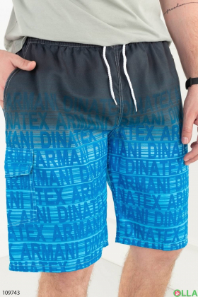 Чоловічі пляжні шорти з написами