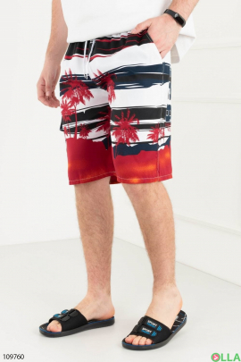 Men's printed beach shorts