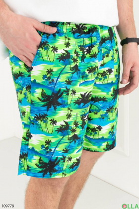 Men's printed beach shorts