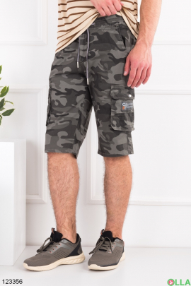 Men's gray-green batal shorts