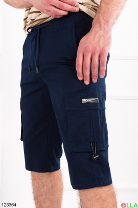 Men's dark blue batal shorts
