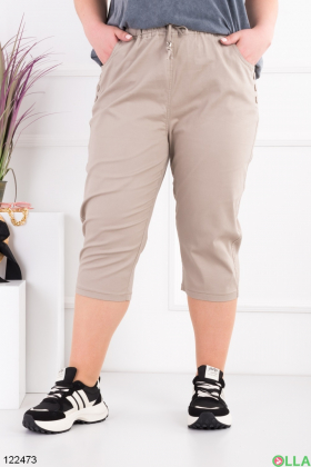 Women's light gray batal shorts