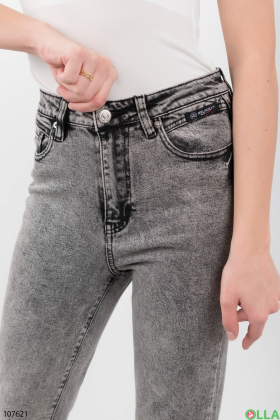 Women's gray jeans