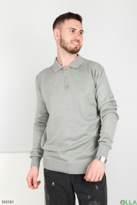 Men's winter gray sweater