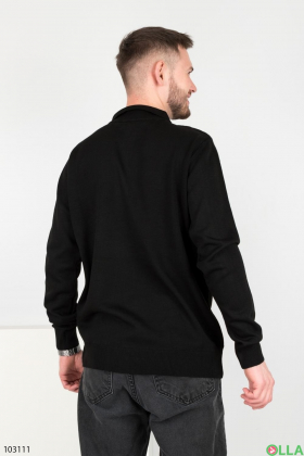 Men's winter black sweater