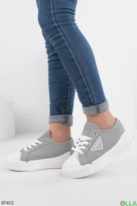 Women's gray sneakers