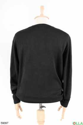 Чоловічий чорний светр