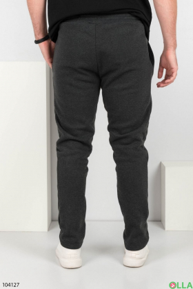 Чоловічі темно-сірі спортивні штани