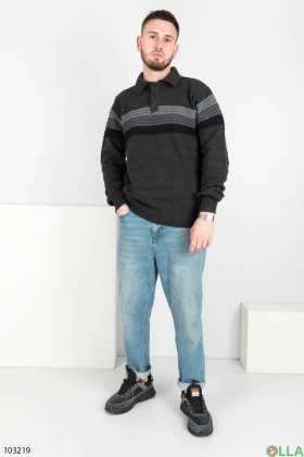 Чоловічий темно-сірий светр