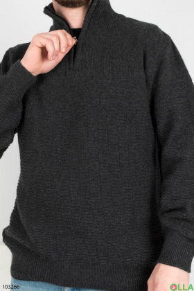 Men's dark gray sweater