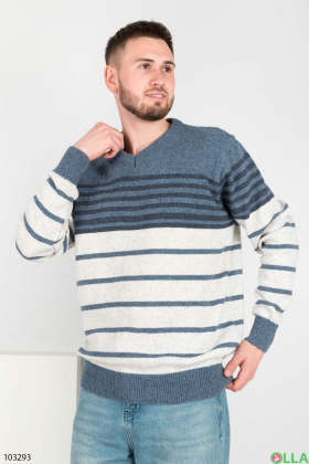 Men's striped sweater