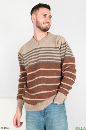 Чоловічий светр у смужку