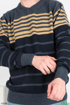 Чоловічий светр у смужку
