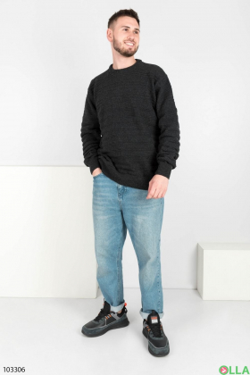 Мужской темно-серый свитер