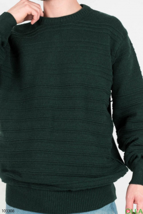 Чоловічий зелений светр