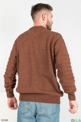 Чоловічий коричневий светр
