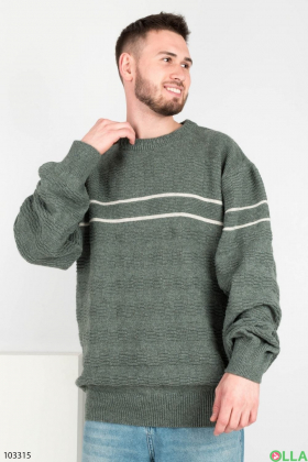 Khaki men's sweater
