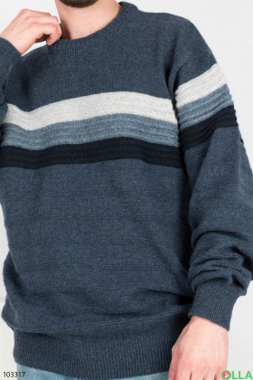 Мужской синий свитер