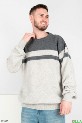 Чоловічий сірий светр