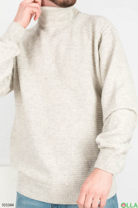 Men's beige sweater