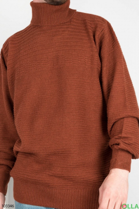 Мужской терракотовый свитер