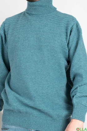 Чоловічий бірюзовий светр