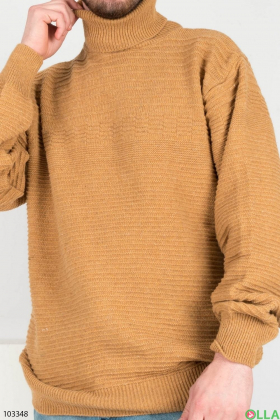 Мужской свитер горчичного цвета