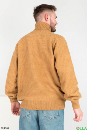 Чоловічий светр гірчичного кольору
