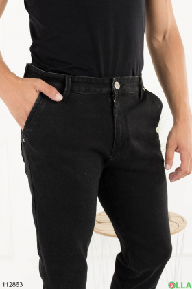 Мужские черные джинсы