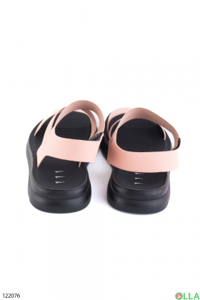 Women's light-pink sandals