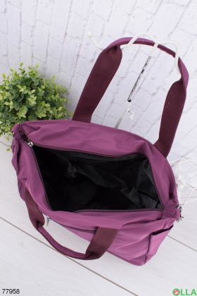 Жіноча фіолетова сумка
