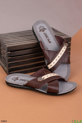Velcro slippers for men