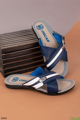 Velcro slippers for men