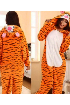 Кигуруми - пижама детская "Тигр", вельсот (махра)