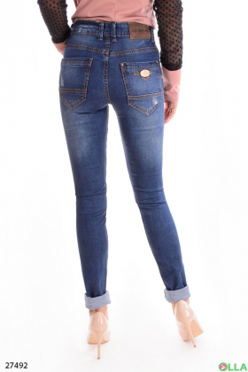 Жіночі джинси з заклепками