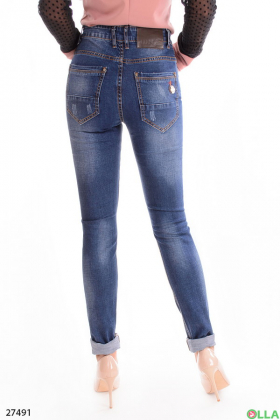 Women's jeans in youth style