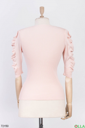 Women's pink top