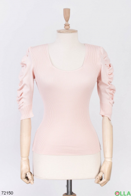 Women's pink top