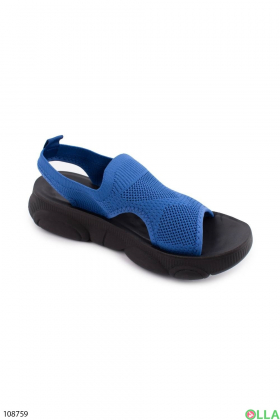 Women's blue sandals