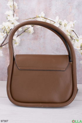 Жіноча коричнева сумка