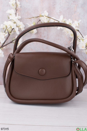 Женская темно-коричневая сумка