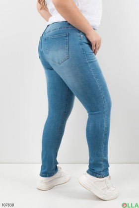 Women's blue classic batal jeans