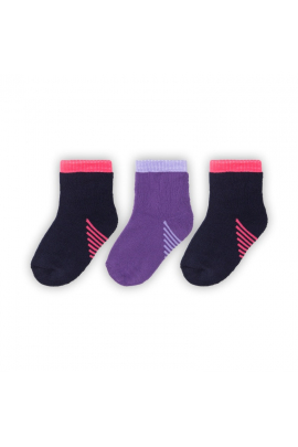 Детские носки для девочки NSD-371 махровые размер (от1-2 лет) (90371) Черный
